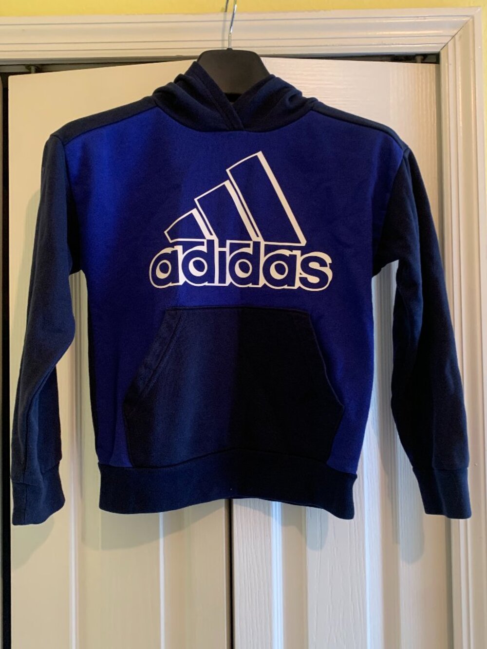 Adidas Boys' Navy Blue Pullover Hoodie